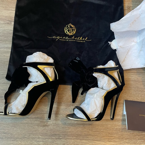 Agnes bethel Pat heel size euro  37 shoes NWT - Picture 3 of 11